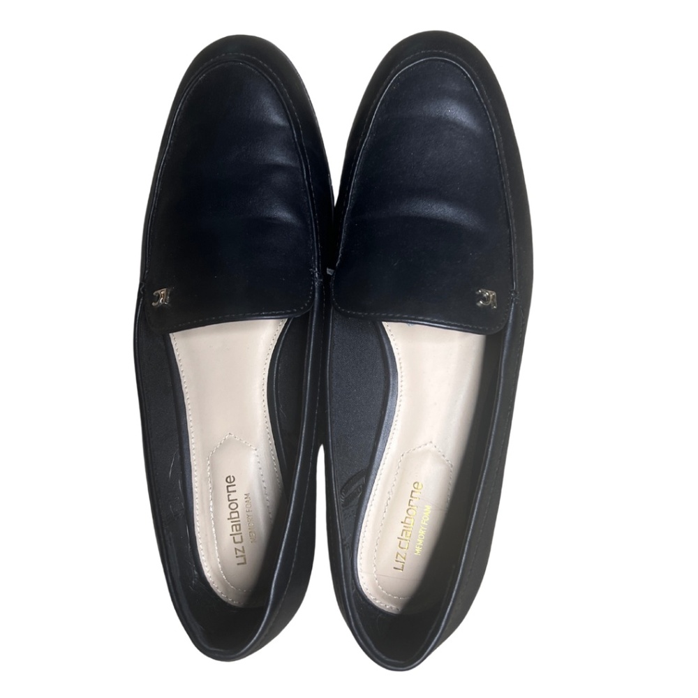 Liz Claiborne Black Loafers | Size 7.5 | Classic Comfort Work Shoe